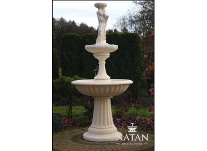 Fuente decorativa fuente ornamental 197cm escultura fuente decoración jardín fuente estanque nuevo