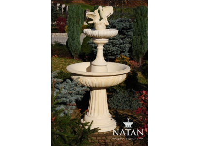 Fuente de ranas de fuente de fuente de fuente de primavera de 162 cm de fuente de jardín de fuente de piedra.