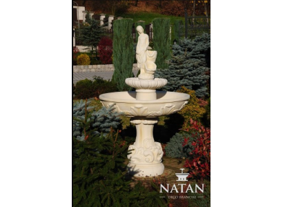 Fuente de la rana Fuente de jardín Fuente de piedra Fuente de jardín Fuente 165 cm