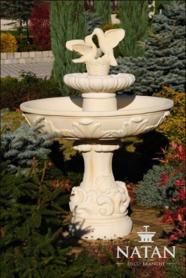 Fuente de ranas de fuente de fuente de fuente de jardín de fuente de piedra Fuente de 155 cm.