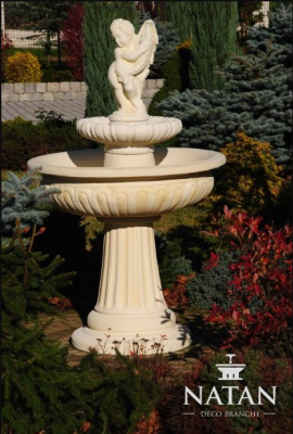 Fuente de jardín de rana de fuente de primavera de fuente de fuente de 154 cm de fuente de piedra.