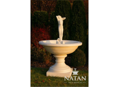 Fuente de agua noble decorativa para la terraza, fuente de jardín, fuente ornamental, nueva.