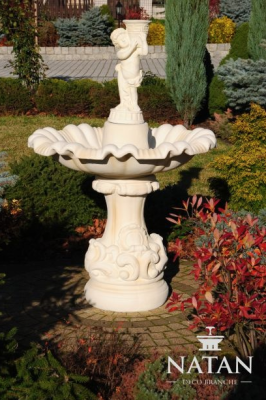 Zierbrunnen Springbrunnen Escultura Fuente Decoración Jardín Fuente Nápoles!