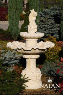 Fuente ornamental Escultura de fuente Decoración de jardín Fuente nueva 160 cm