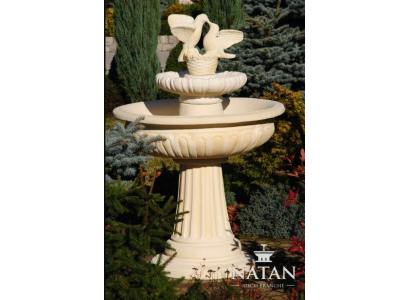Fuente de rana de fuente de fuente de jardín en 127 cm.