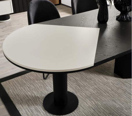 Grupo de comedor, grupo de comedor, esquina de comedor, mesa de comedor, sillas 9 piezas de madera blanca.