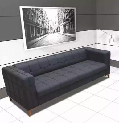 Sofá moderno de tres plazas Muebles de lujo para oficina Estiloso sofá para sala de estar
