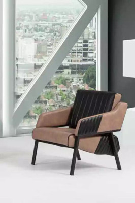 Conjunto de sofás beige de diseñador, sofá de dos plazas, sillón, juego de sofá, tapizado 2+1.