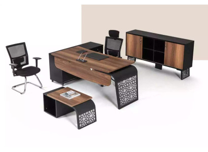 Escritorio de esquina para la oficina, mesas de jefe, muebles de diseñador para la oficina, escritorio.