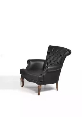 Estudio Sillón Textil Muebles Negro Asiento Moderno Diseñador Nuevo