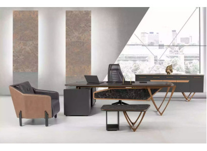 Habitación de trabajo Armario de oficina 210x45x85 Mueble de oficina Moderno Diseñador