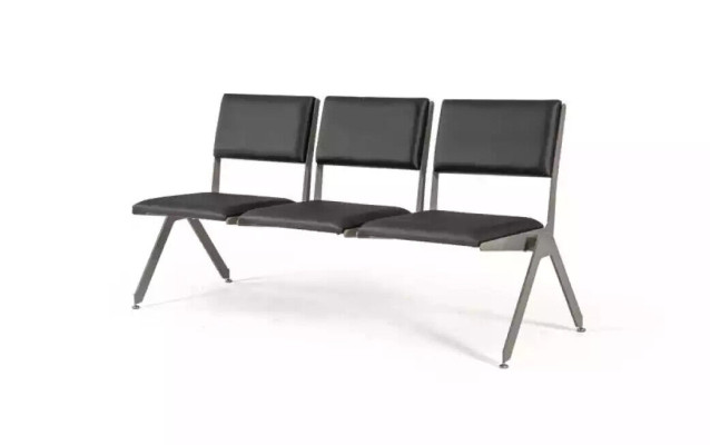 Negro Banco de asiento Mueble de oficina Sala de trabajo Banco Asiento Bancos de asiento