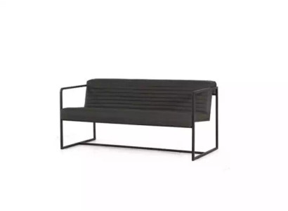 Sofá moderno de 2 plazas para la sala de estar en estilo de lujo, sofá tapizado nuevo.