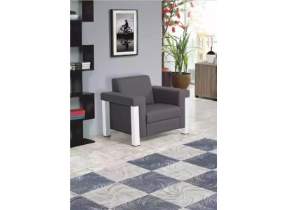 Gris Sillón Mobiliario de oficina Estudio Sillón tapizado Moderno Asiento Mueble