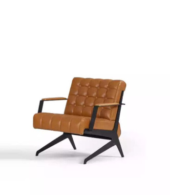 Sillón moderno de oficina muebles para despacho lujo asiento 75x80x77 muebles