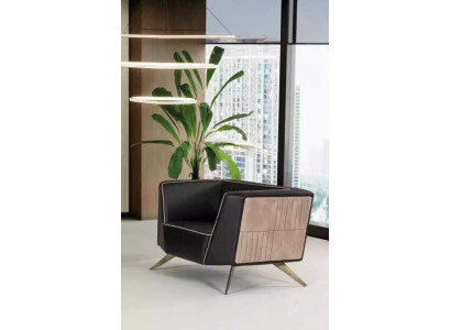 Lujo Negro Sillón Oficina Asiento Moderno Diseñador Muebles de Oficina