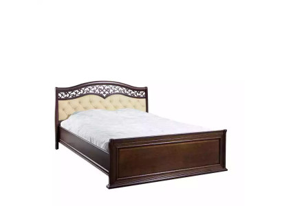 Diseño lujoso de cama de dormitorio con tapizado doble de hotel
