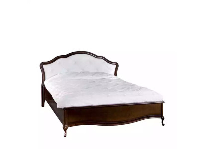 Cama doble de lujo marrón diseño moderno estructuras de cama marcos de cama camas