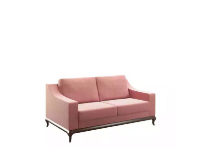 Sofá moderno de 2 plazas para sala de estar, diseño de muebles moderno de estilo nuevo rosa de lujo.