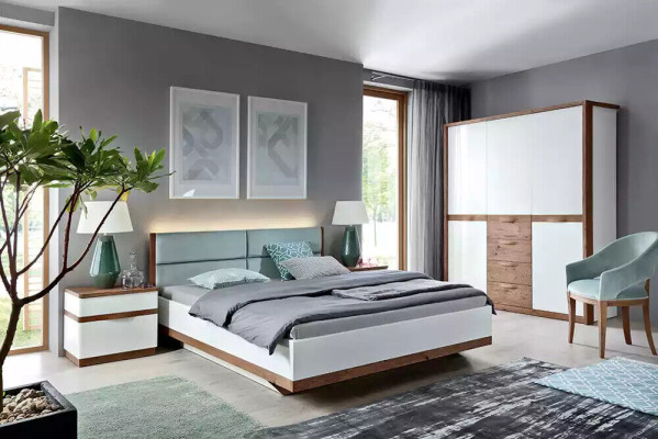 Armario del dormitorio Armarios de madera de lujo modernos Diseño de armario.