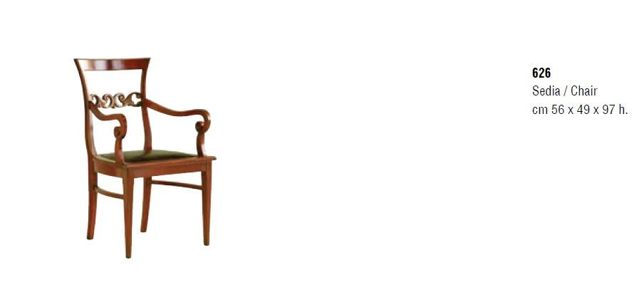 Sillas de comedor de madera Sillón de lujo Marrón Respaldo Sala de estar Muebles italianos