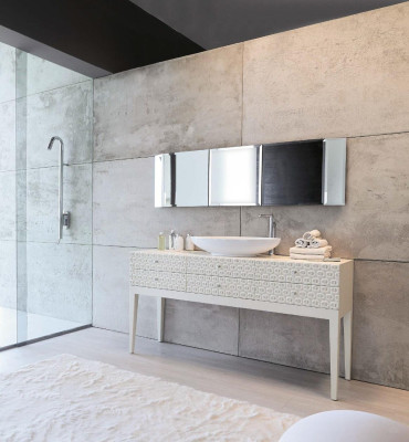 Espejo de pared clásico con marco de madera real en diseño XL Espejo 50x64cm de lujo nuevo.