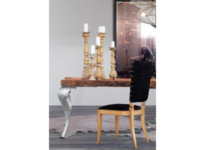Silla de comedor Sillas de lujo Sillón Sala de estar Muebles italianos de madera Nuevo