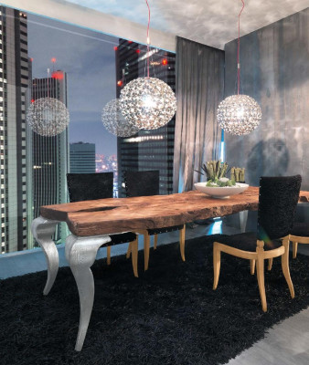 Silla de comedor Sillas de lujo Sillón Sala de estar Muebles italianos de madera Nuevo