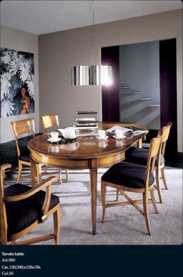Sillas de comedor de lujo de tela y madera 1x silla con respaldo. Silla de asiento acolchado Italia.