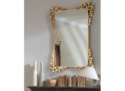 Espejo de lujo dorado diseño moderno espejo blanco muebles Bizzotto nuevo espejo.