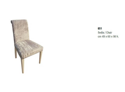 Sillas tapizadas 1x sillón sala de estar comedor Silla de diseñador de tela de lujo Sillón