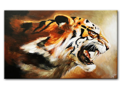 Cuadro de pintura al óleo Cuadros de óleo Imágenes XXL Tigre Leopardo Gepard Imagen 200 x 125 cm G94762