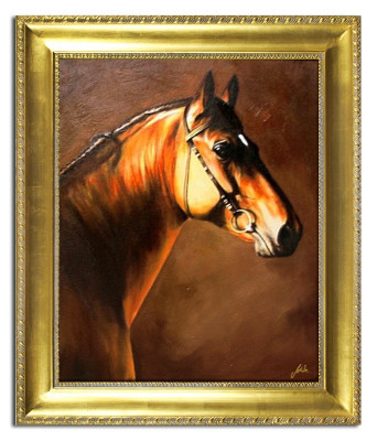 Cuadro al óleo, cuadros al óleo, pintura, cuadros, imagen pintada a mano al óleo con marco barroco, arte G04457.