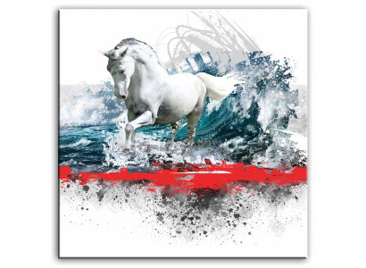 Imagen Imágenes Pintura Impresión Impresión de arte Cojín Cultura "Abstracto" Caballo G93210