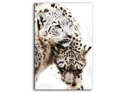 Imagen Imágenes Pintura Impresión Impresión artística Cojín Cultura "Abstracto" Leopardo G92784