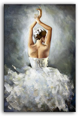 Ballet, imagen, imágenes, pintura, arte, mujer bailando, moderno, con marco, G93618