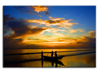 Imagen Imágenes Pintura Impresión Impresión artística Almohada Cultura Atardecer Nuevo G93014