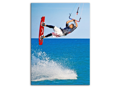 Parapente extremo deporte acuático imagen imágenes olas tabla pintura arte G93528