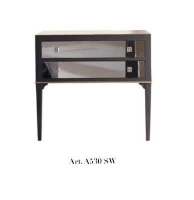 Mueble de diseño italiano cómoda moderna negra de lujo muebles de madera cómodas nuevos