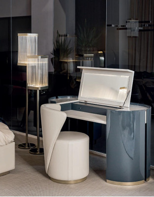 Silla giratoria diseño Bizzotto muebles sala de estar dormitorio relax lounge
