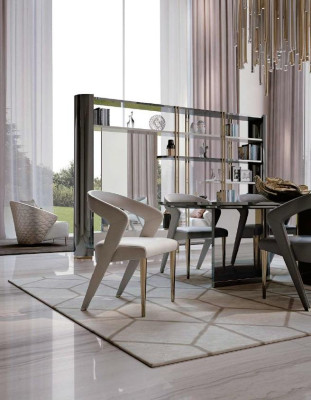 Diseño de silla de lujo Bizzotto para comedor, silla con respaldo muebles sillas decoración nueva