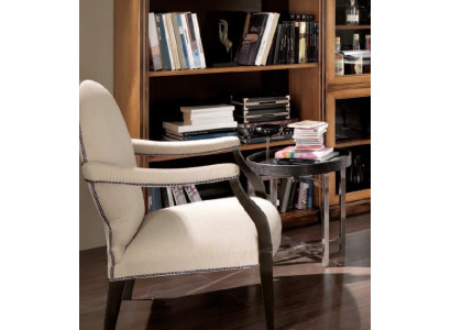 Sillón Silla de lectura Sillón orejero Sofá de lujo Tapizado Muebles italianos