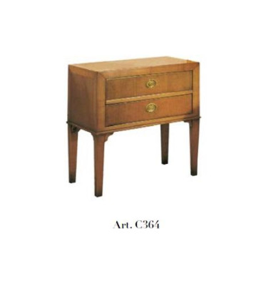 Muebles italianos auxiliares para dormitorio, mesitas de noche, armario, muebles de mesita de noche.