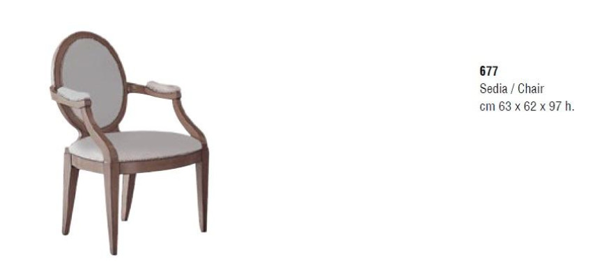 Silla tapizada con reposabrazos de lujo para sala de estar y comedor, sillón con respaldo.