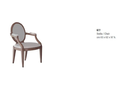 Silla tapizada con reposabrazos de lujo para sala de estar y comedor, sillón con respaldo.