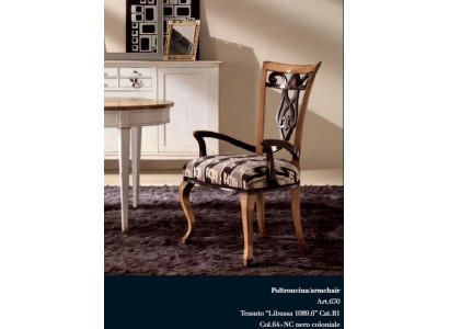 Silla Silla Marrón Sillas Sala de estar Respaldo Nuevo Comedor Italia Madera Lujo Muebles