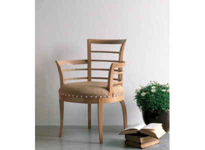 Diseño de silla de madera maciza con reposabrazos, silla de lujo para comedor, sala de estar, oficina, muebles.
