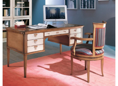 Diseño de silla tapizada Silla de comedor Silla de oficina Clásico Marrón Sillón Silla