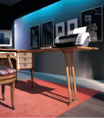 Diseño de silla tapizada Silla de comedor Silla de oficina Clásico Marrón Sillón Silla