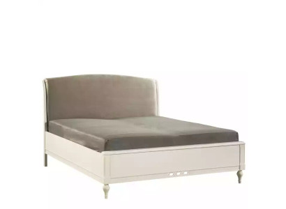 Cama Diseño moderno Lujo Cama tapizada Tela Cama en el dormitorio